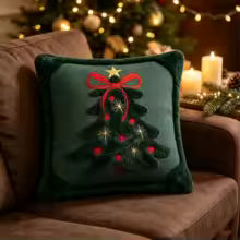 Capa de Almofada Árvore de Natal