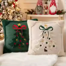 Capa de Almofada Árvore de Natal