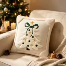 Capa de Almofada Árvore de Natal
