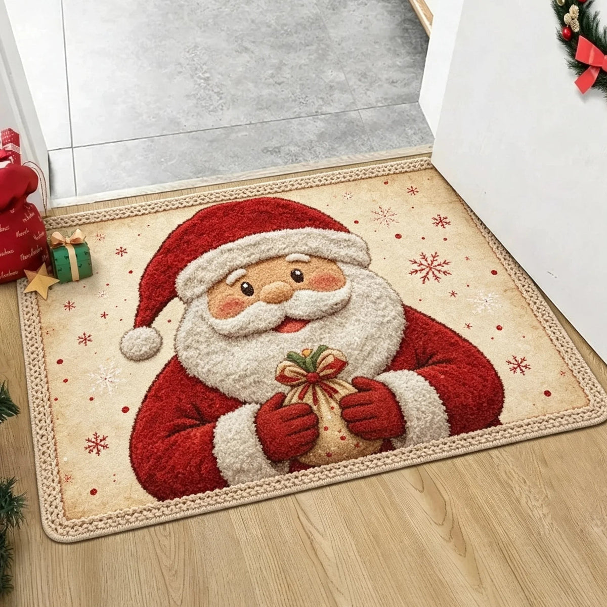 Capacho de Natal Antiderrapante