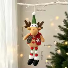 Enfeites de Pelúcia para Árvore de Natal