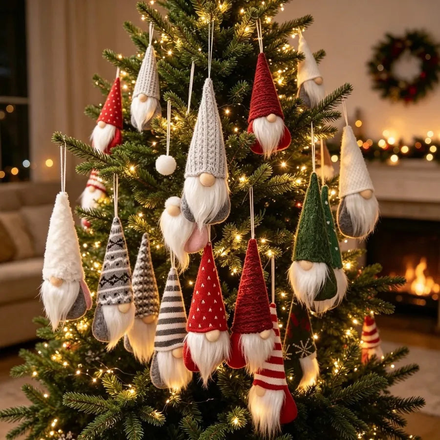 A casa pronta para o Natal.