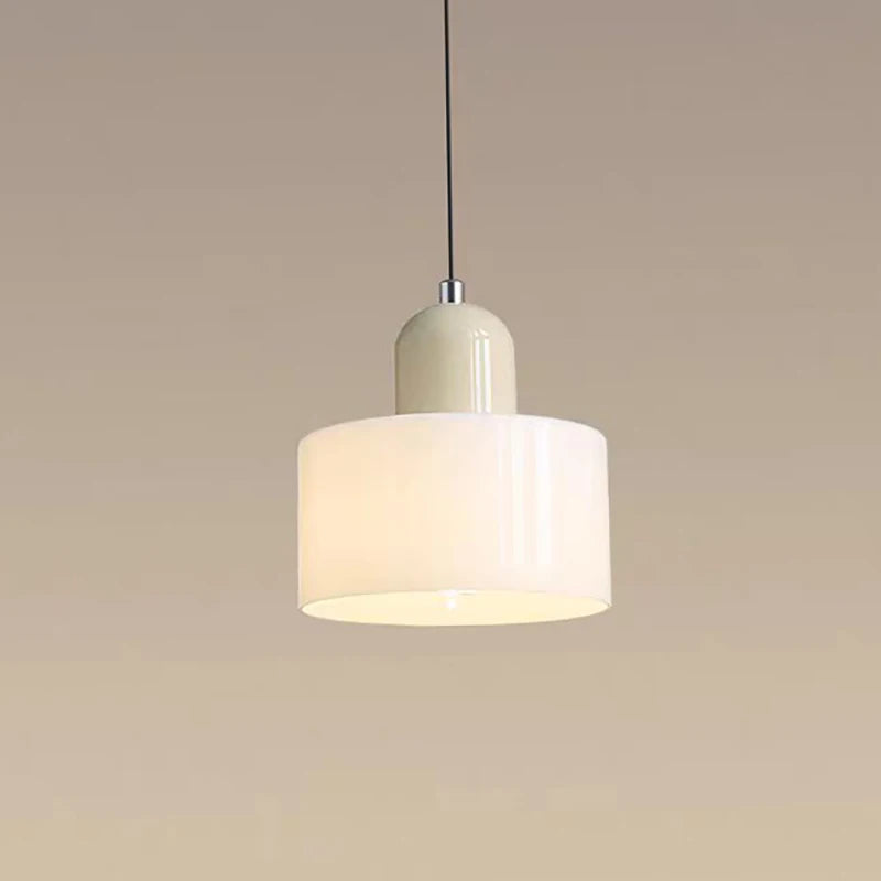 Luminária Pendente de Vidro Colorido