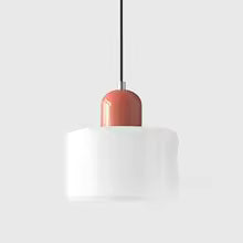 Luminária Pendente de Vidro Colorido