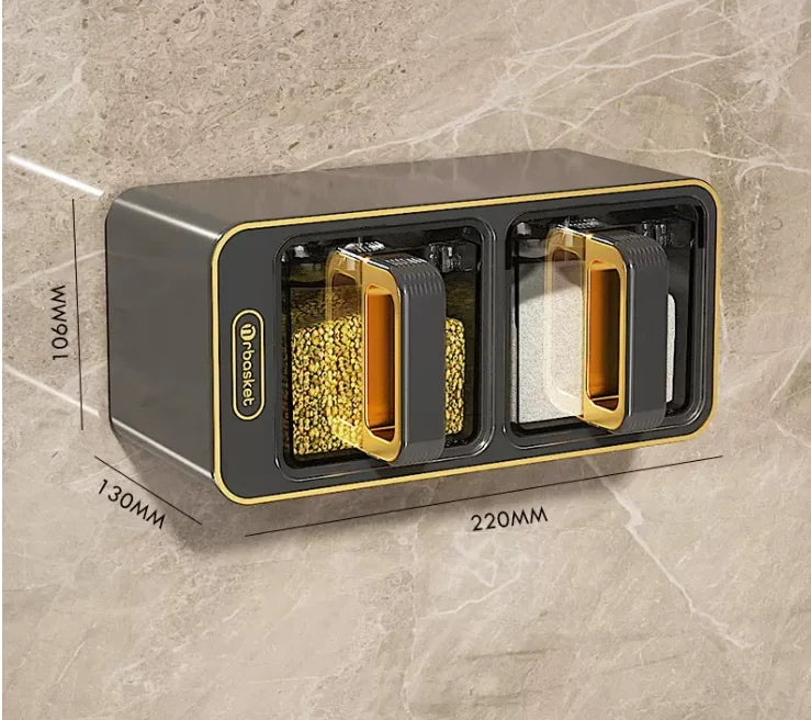 Porta-Temperos de Parede com Colheres
