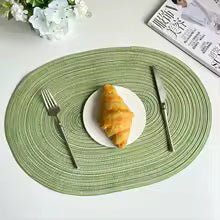 Sousplat Oval Trançado