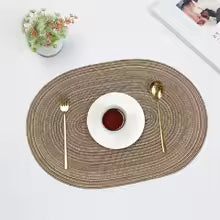 Sousplat Oval Trançado