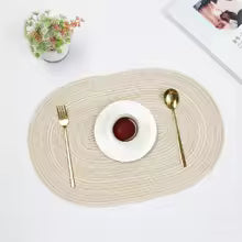 Sousplat Oval Trançado