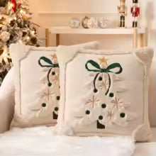 Capa de Almofada Árvore de Natal