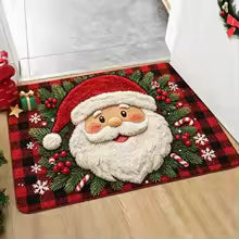 Capacho de Natal Antiderrapante