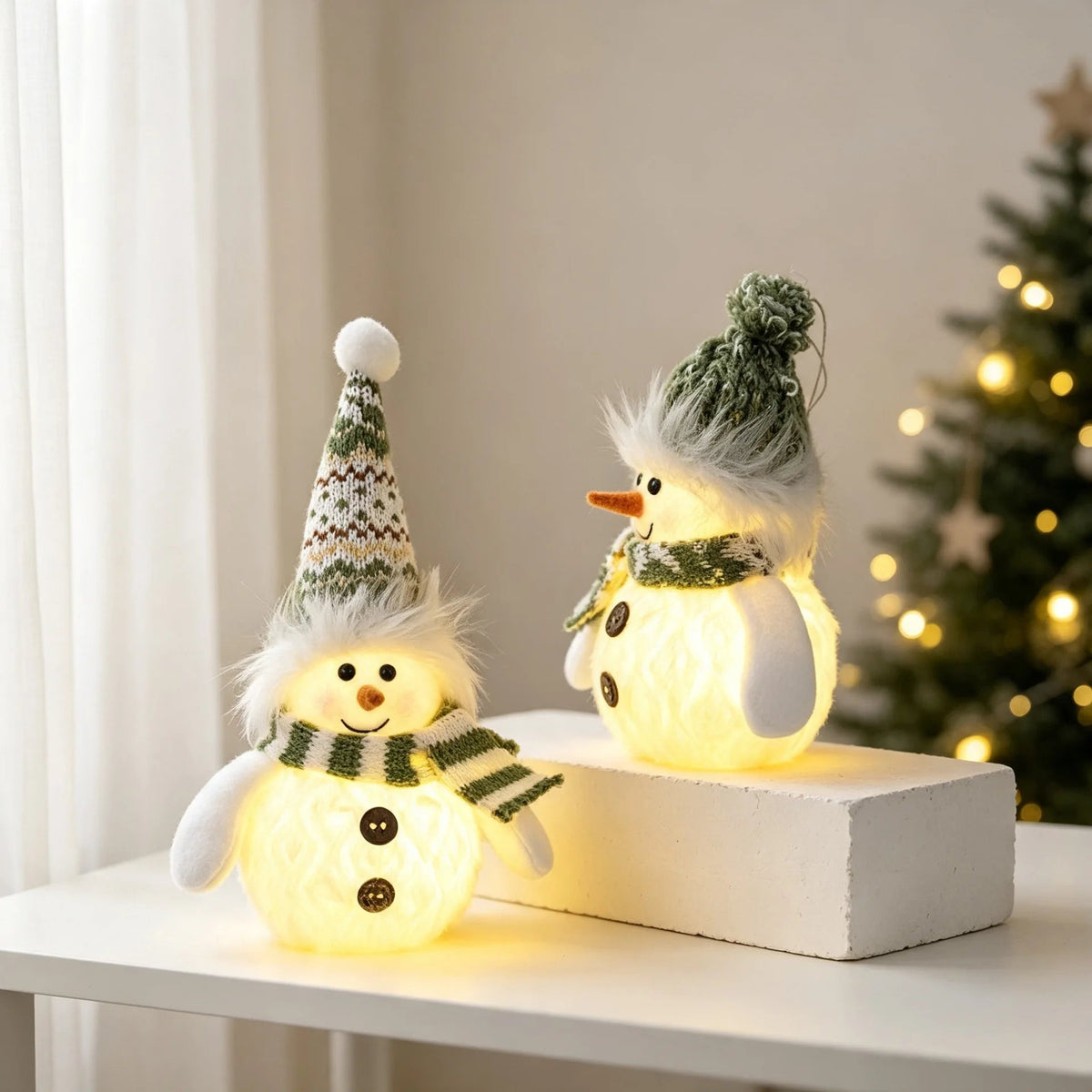 Enfeite de Natal com Luz de LED