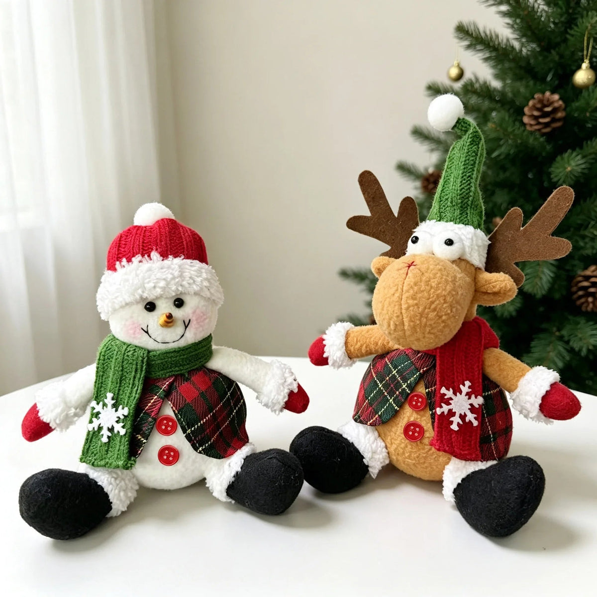 Enfeites de Pelúcia para Árvore de Natal