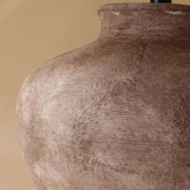 Luminária de Mesa Japonesa de Cerâmica