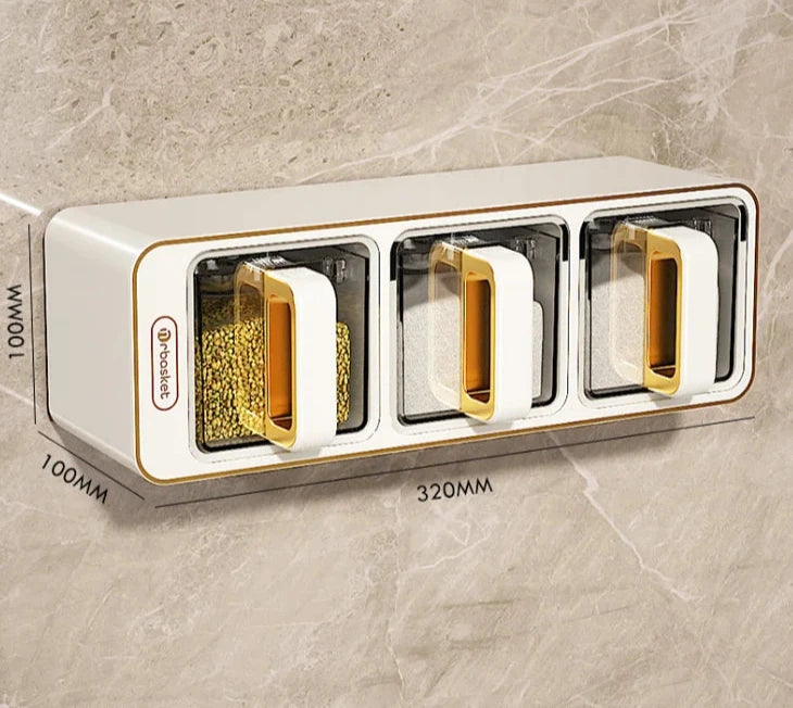 Porta-Temperos de Parede com Colheres