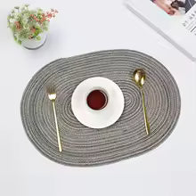 Sousplat Oval Trançado
