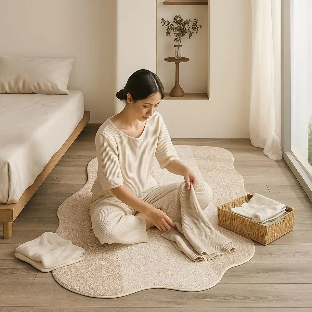Tapete de Acrílico Minimalista para Quarto