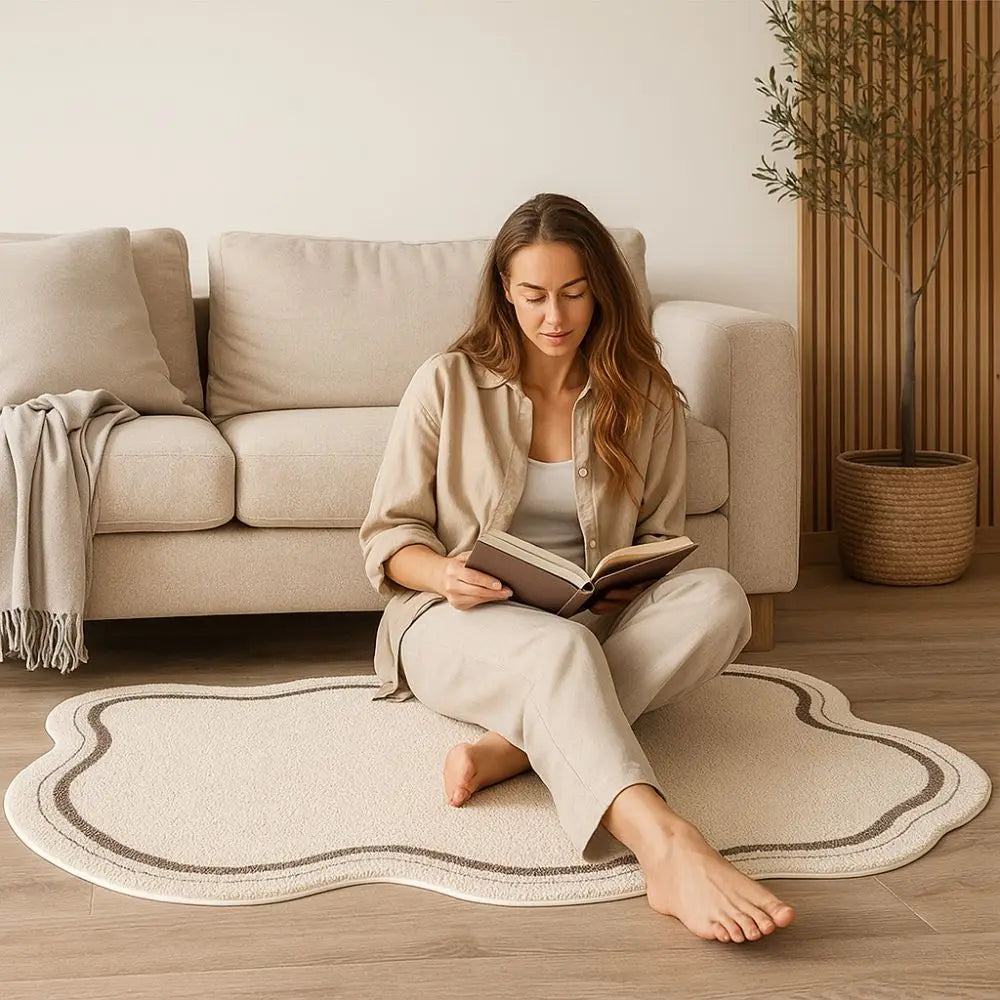 Tapete de Acrílico Minimalista para Quarto