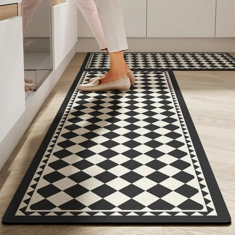 Tapete de Cozinha Retrô Absorvente