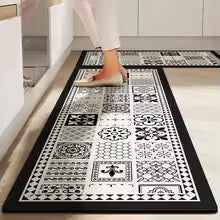 Tapete de Cozinha Retrô Absorvente